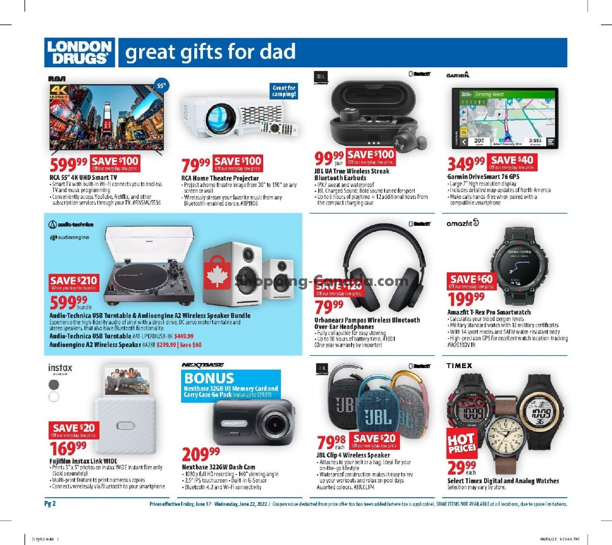 London Drugs flyer from Friday June 17, 2022 to Wednesday June 22, 2022 - page 2