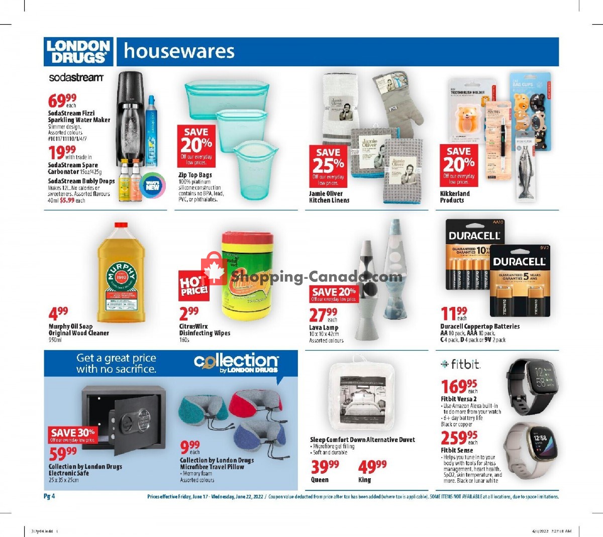 London Drugs flyer from Friday June 17, 2022 to Wednesday June 22, 2022 - page 4
