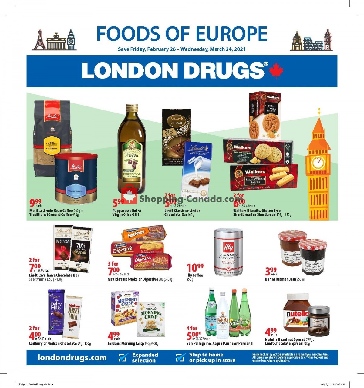 London Drugs flyer from Friday February 26, 2021 to Wednesday March 24, 2021 - page 1