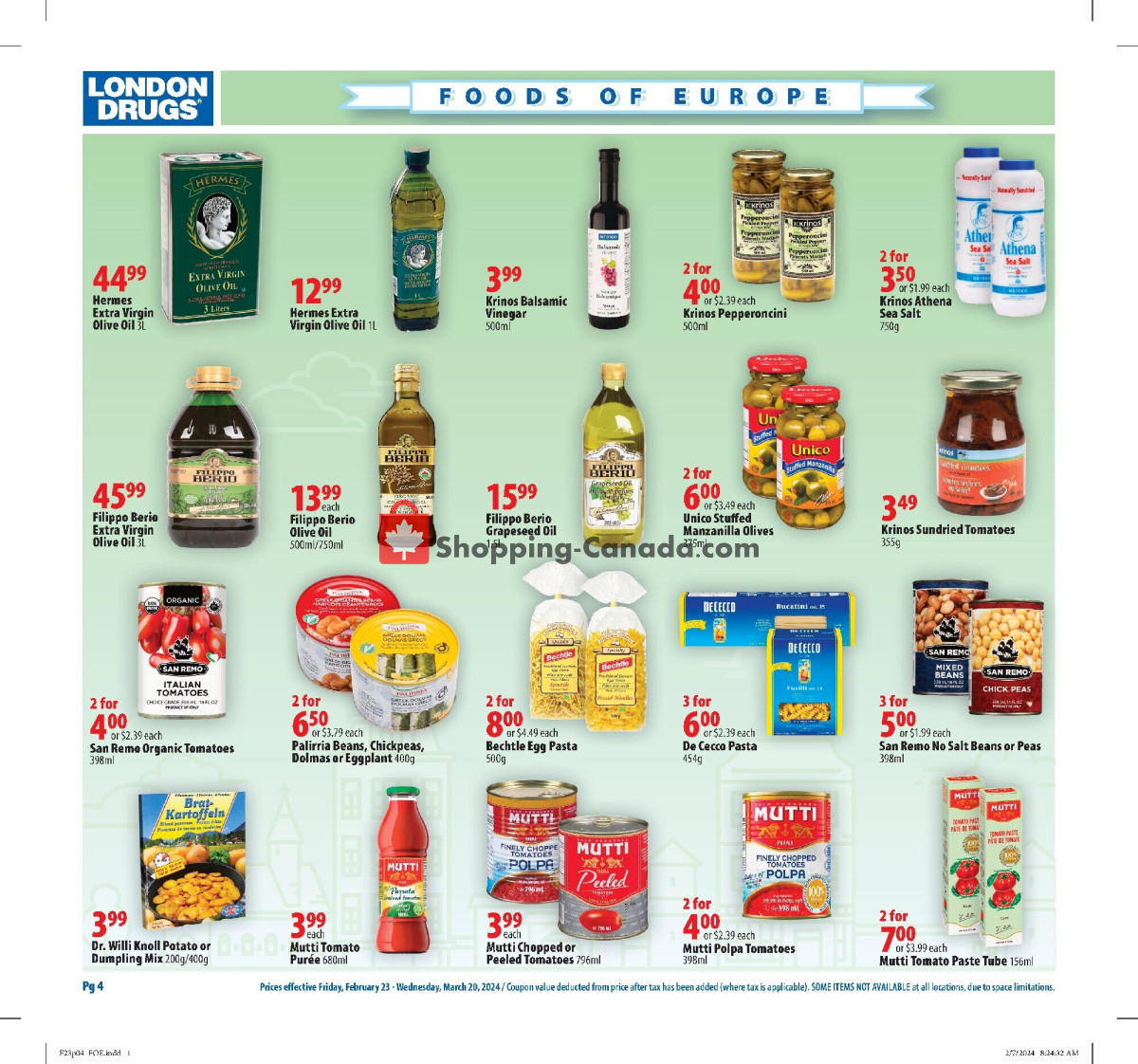 London Drugs flyer from Friday February 23, 2024 to Wednesday March 20, 2024 - page 4