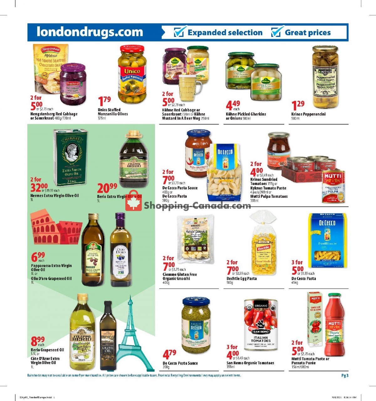 London Drugs flyer from Friday September 24, 2021 to Wednesday October 20, 2021 - page 3