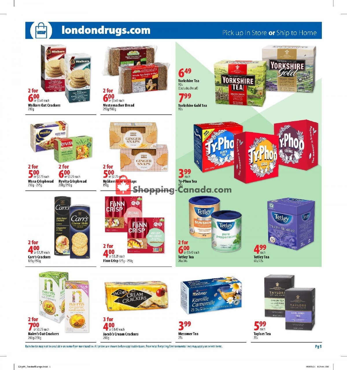 London Drugs flyer from Friday September 24, 2021 to Wednesday October 20, 2021 - page 5
