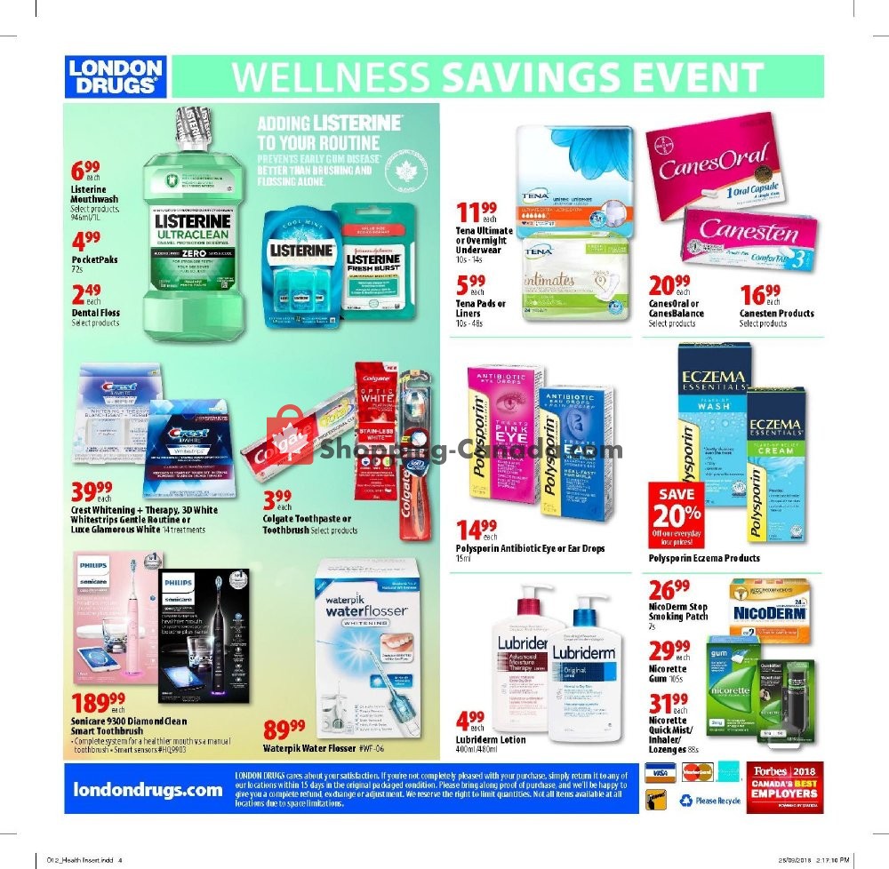 London Drugs flyer from Friday October 12, 2018 to Wednesday October 24, 2018 - page 6
