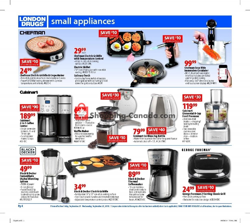 London Drugs flyer from Friday September 21, 2018 to Wednesday September 26, 2018 - page 7