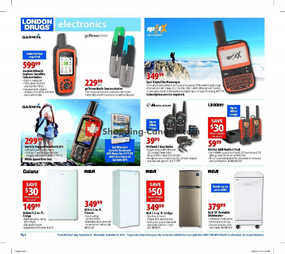 London Drugs flyer from Friday September 21, 2018 to Wednesday September 26, 2018 - page 9