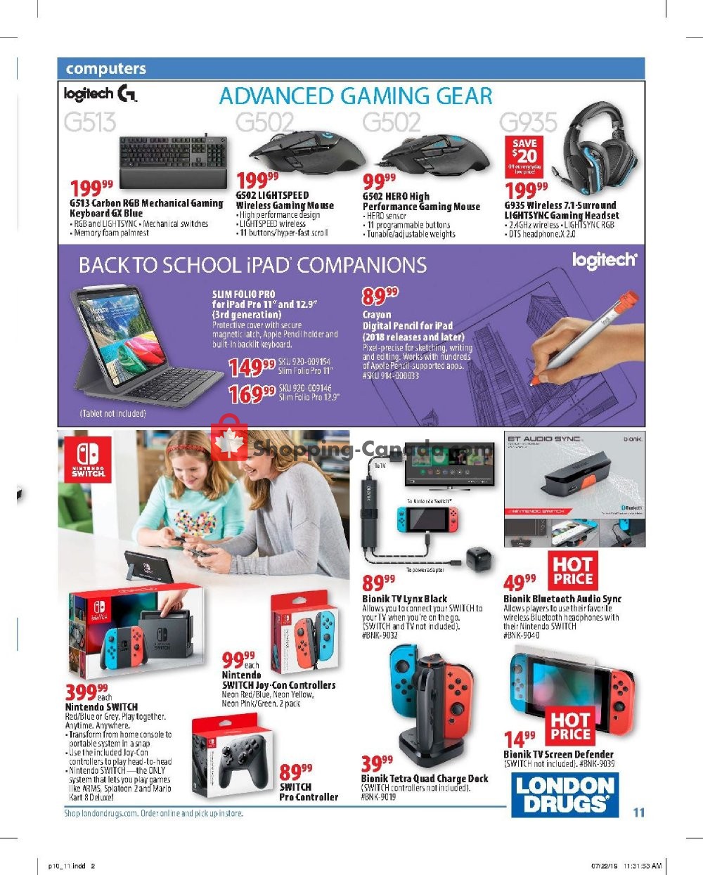 London Drugs flyer from Friday August 9, 2019 to Wednesday August 28, 2019 - page 11