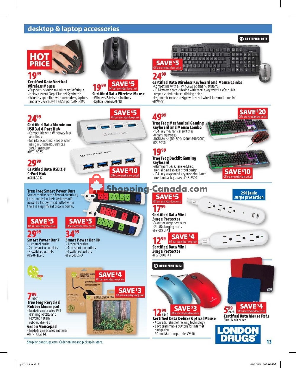 London Drugs flyer from Friday August 9, 2019 to Wednesday August 28, 2019 - page 13