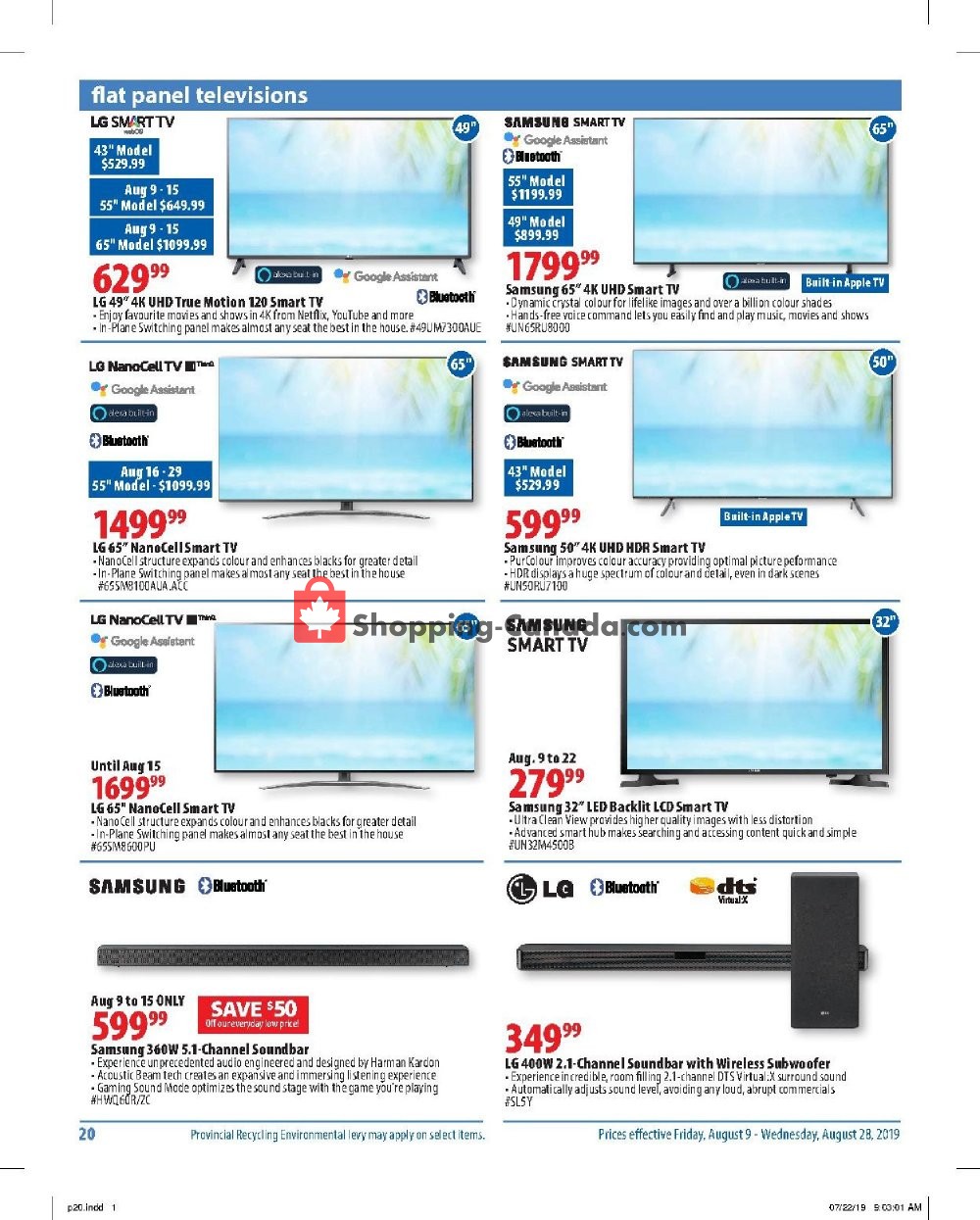 London Drugs flyer from Friday August 9, 2019 to Wednesday August 28, 2019 - page 20