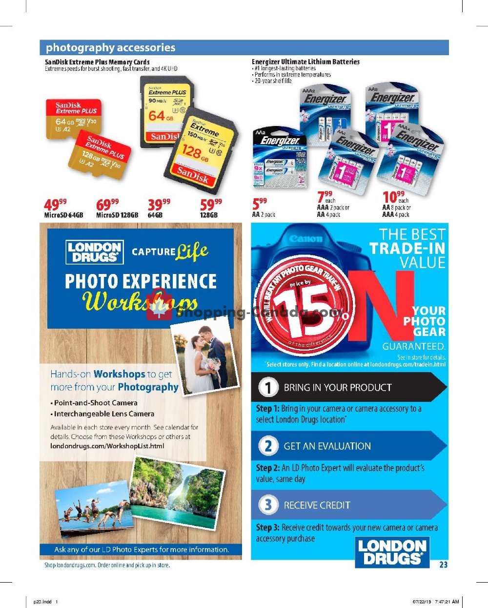 London Drugs flyer from Friday August 9, 2019 to Wednesday August 28, 2019 - page 23