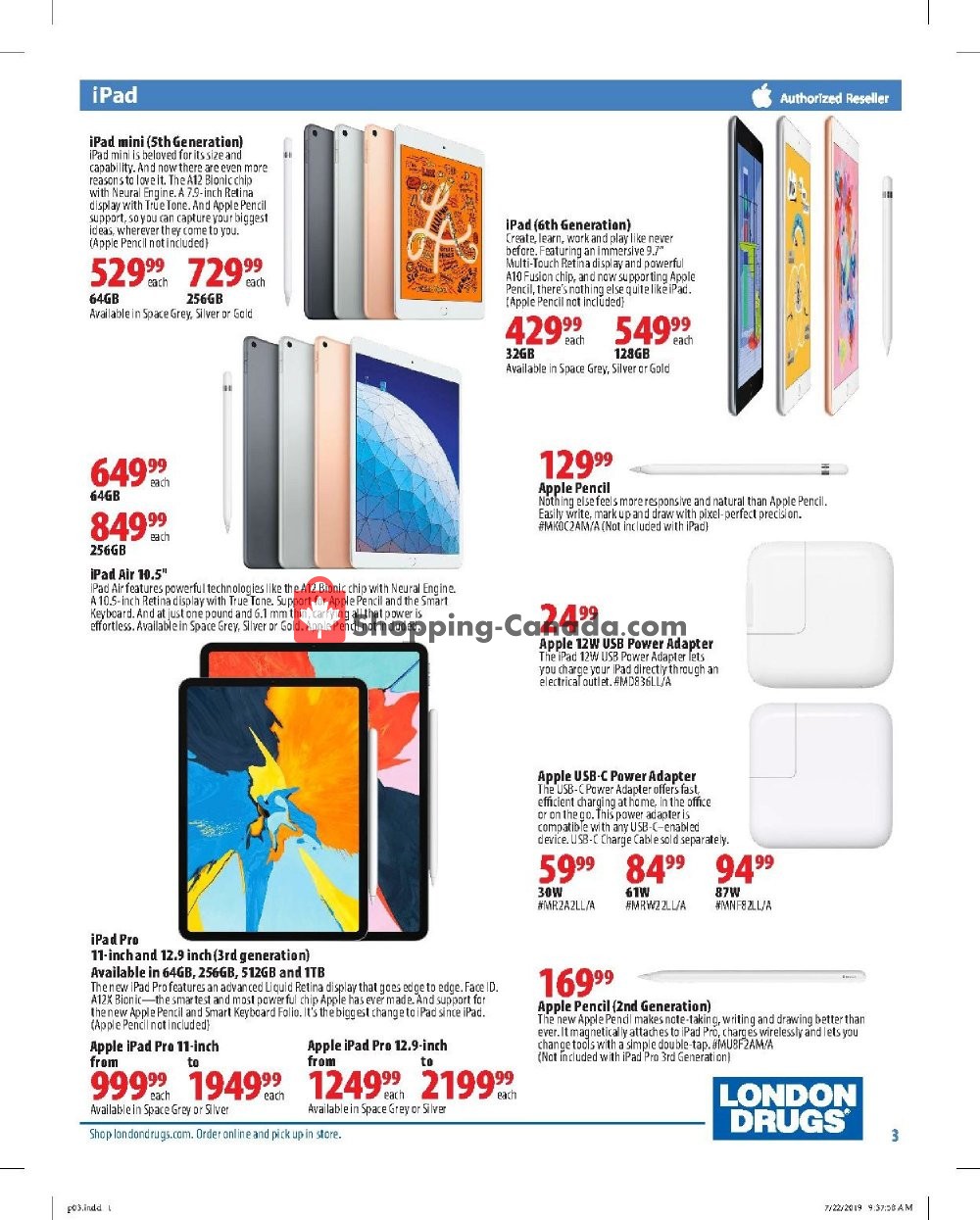 London Drugs flyer from Friday August 9, 2019 to Wednesday August 28, 2019 - page 3