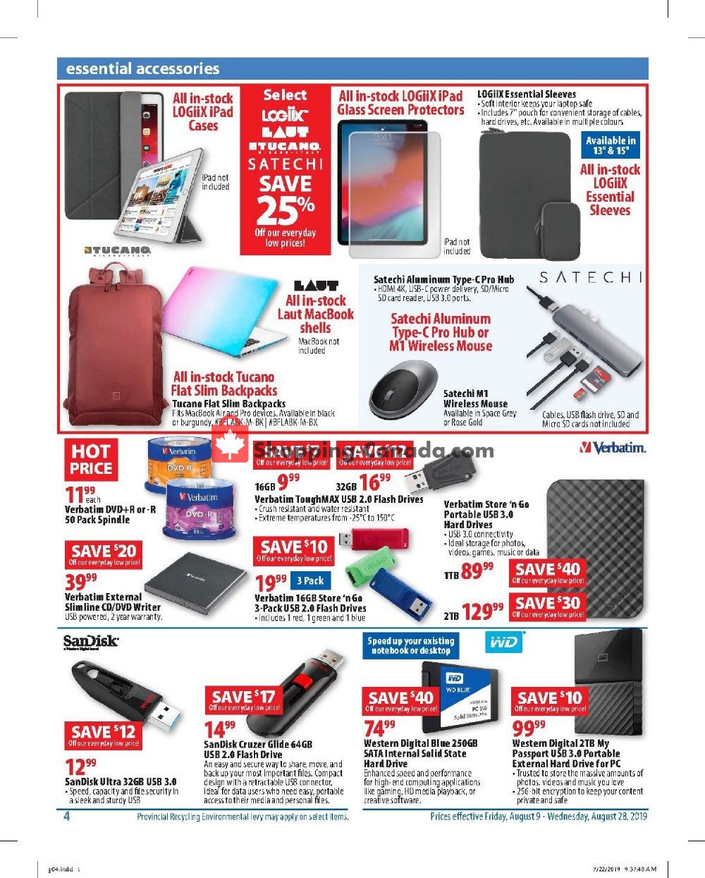 London Drugs flyer from Friday August 9, 2019 to Wednesday August 28, 2019 - page 4