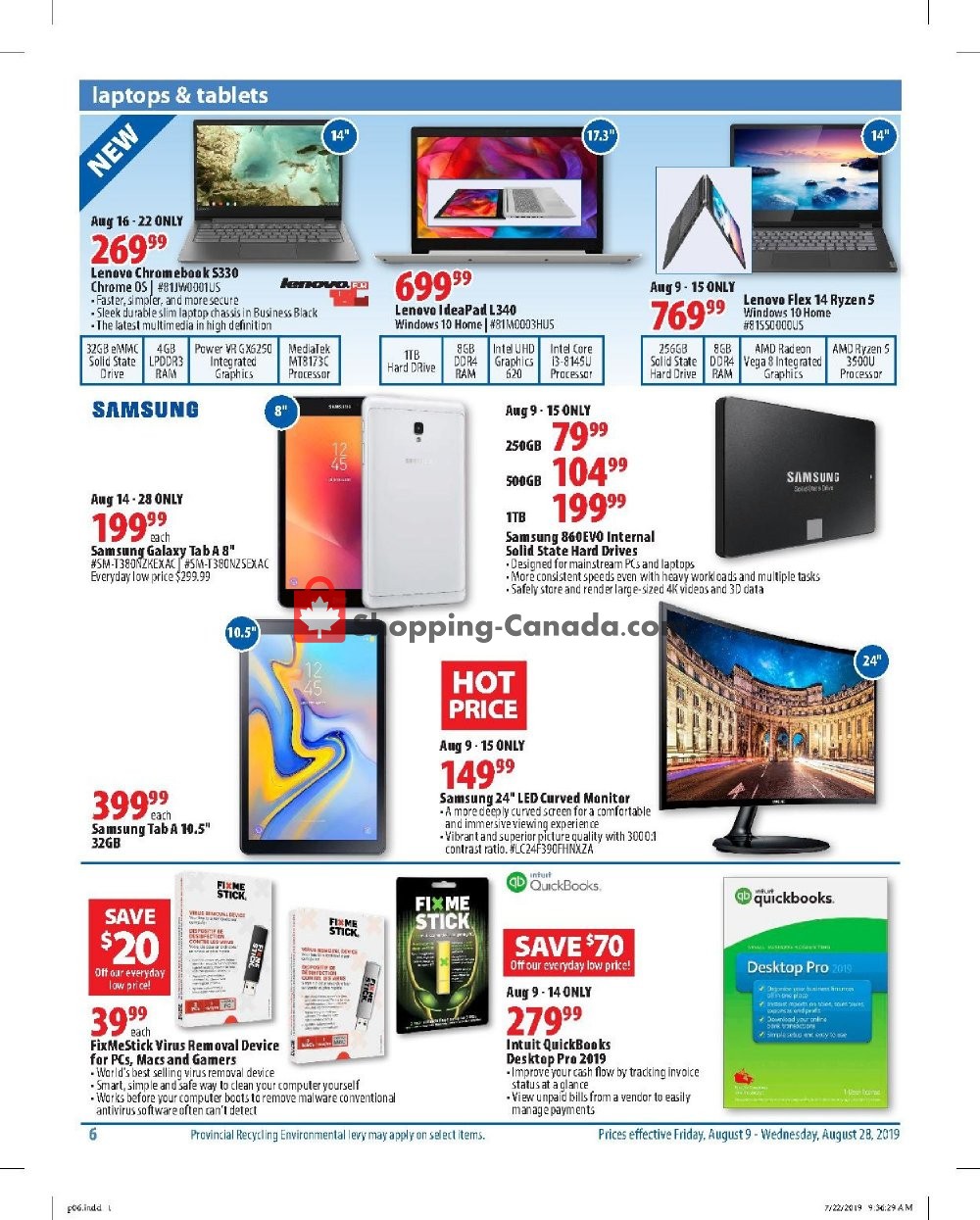 London Drugs flyer from Friday August 9, 2019 to Wednesday August 28, 2019 - page 6