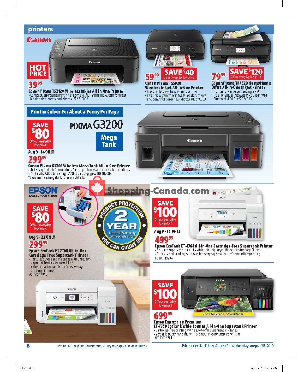 London Drugs flyer from Friday August 9, 2019 to Wednesday August 28, 2019 - page 8
