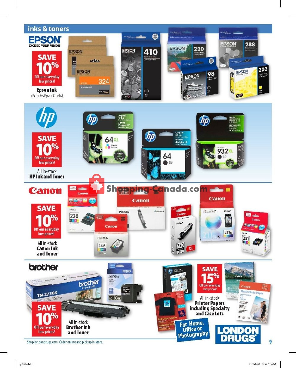 London Drugs flyer from Friday August 9, 2019 to Wednesday August 28, 2019 - page 9
