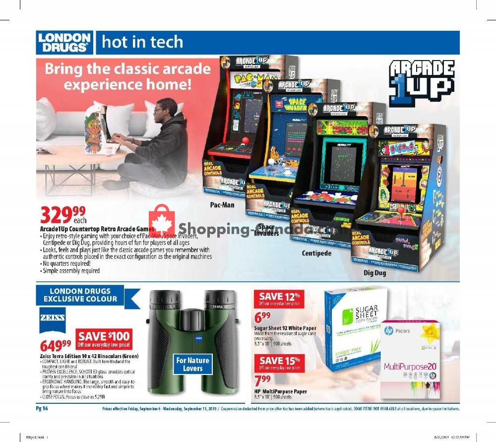 London Drugs flyer from Friday September 6, 2019 to Wednesday September 11, 2019 - page 16