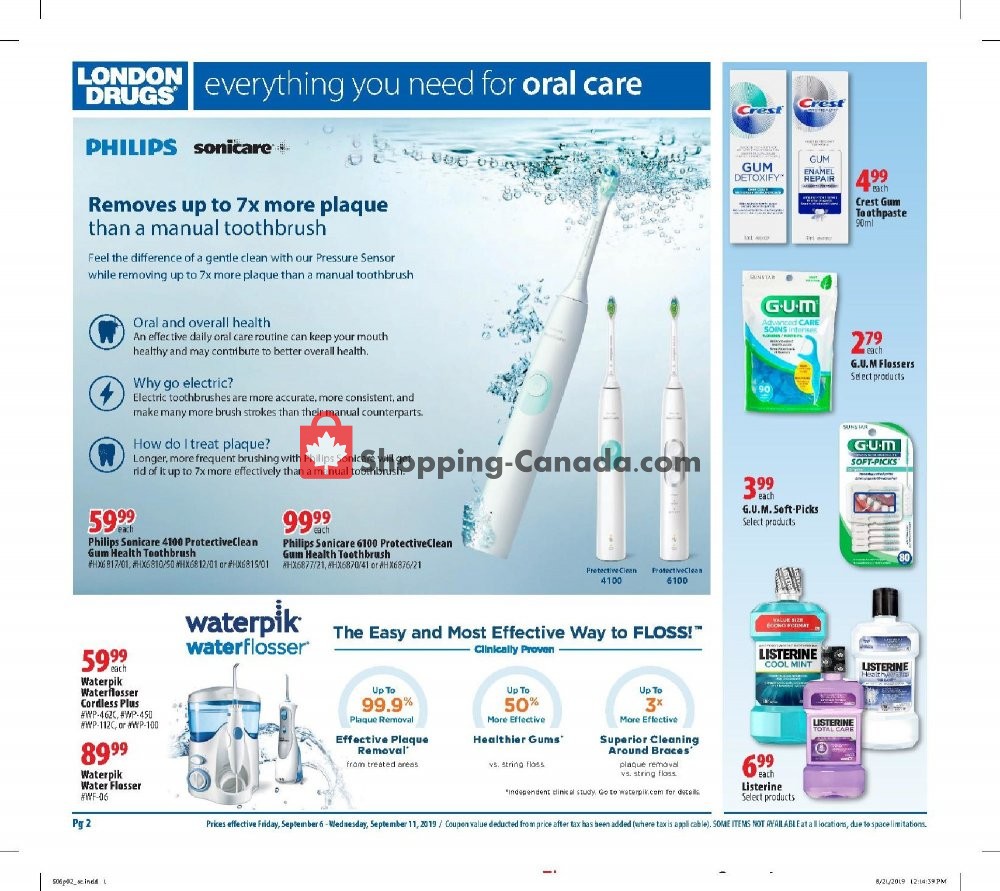 London Drugs flyer from Friday September 6, 2019 to Wednesday September 11, 2019 - page 2