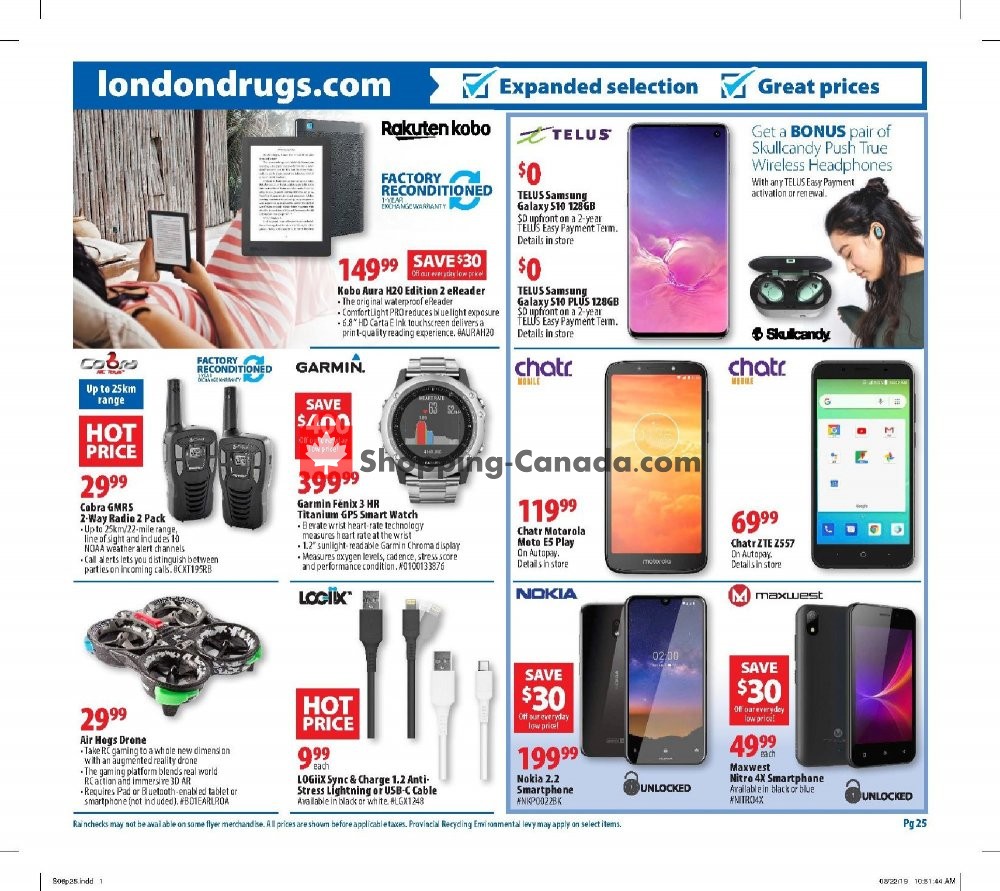 London Drugs flyer from Friday September 6, 2019 to Wednesday September 11, 2019 - page 25