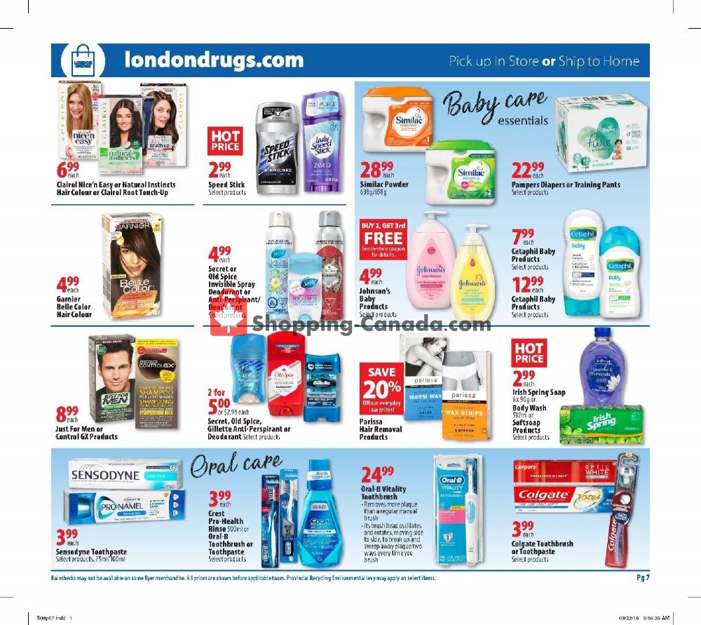 London Drugs flyer from Friday September 6, 2019 to Wednesday September 11, 2019 - page 7