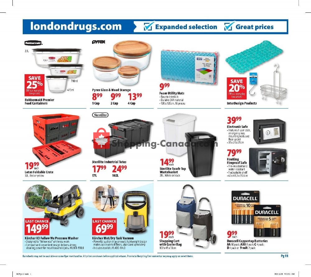 London Drugs flyer from Friday May 29, 2020 to Wednesday June 3, 2020 - page 11