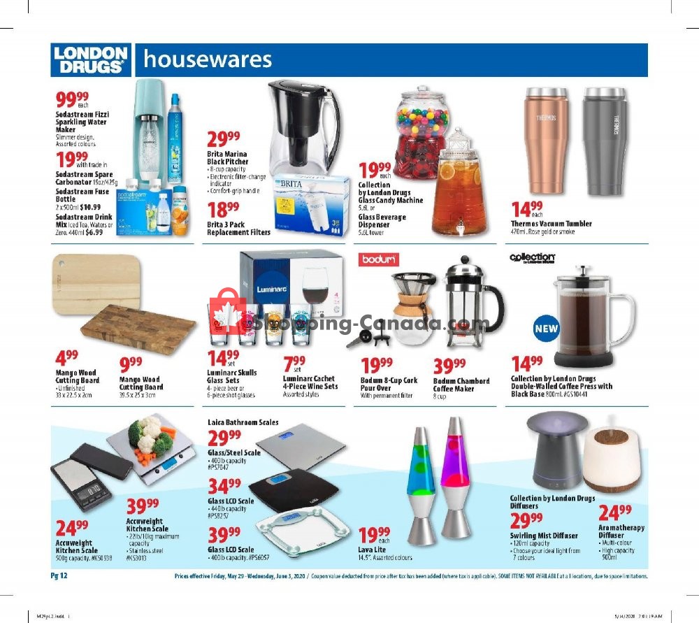 London Drugs flyer from Friday May 29, 2020 to Wednesday June 3, 2020 - page 12