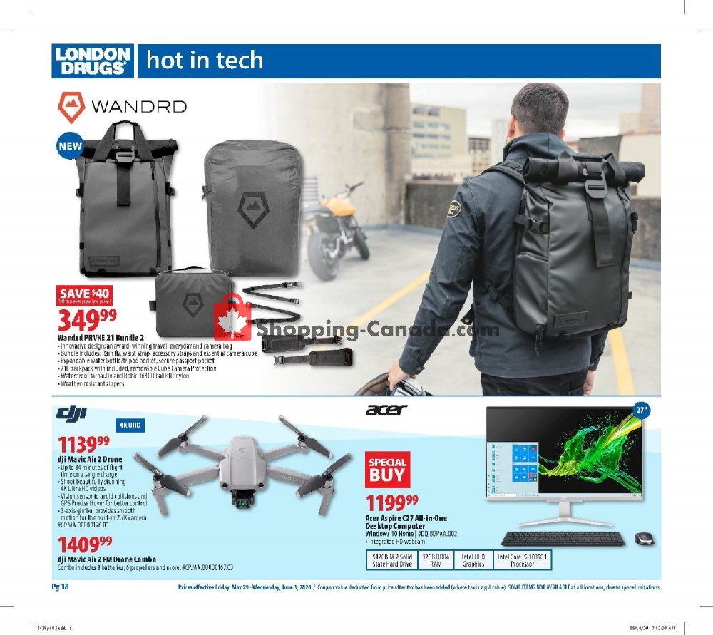London Drugs flyer from Friday May 29, 2020 to Wednesday June 3, 2020 - page 18
