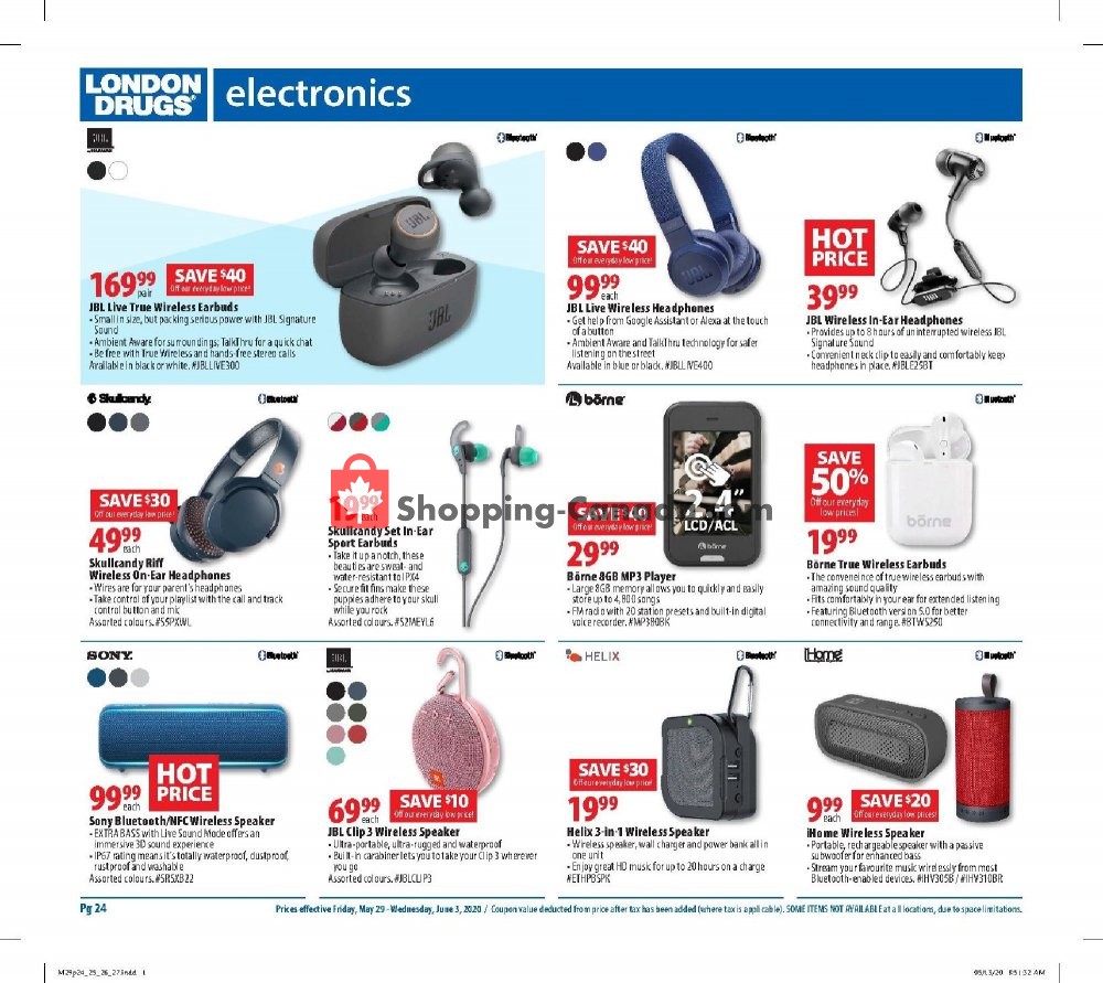 London Drugs flyer from Friday May 29, 2020 to Wednesday June 3, 2020 - page 24