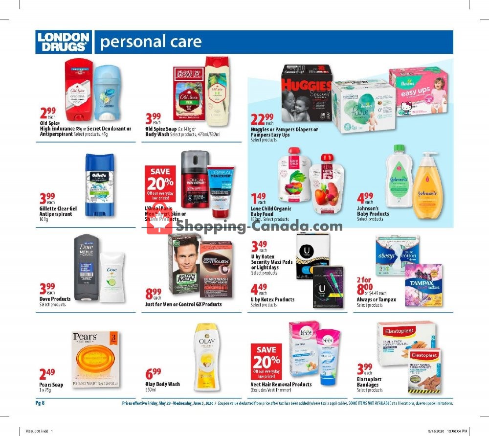London Drugs flyer from Friday May 29, 2020 to Wednesday June 3, 2020 - page 8