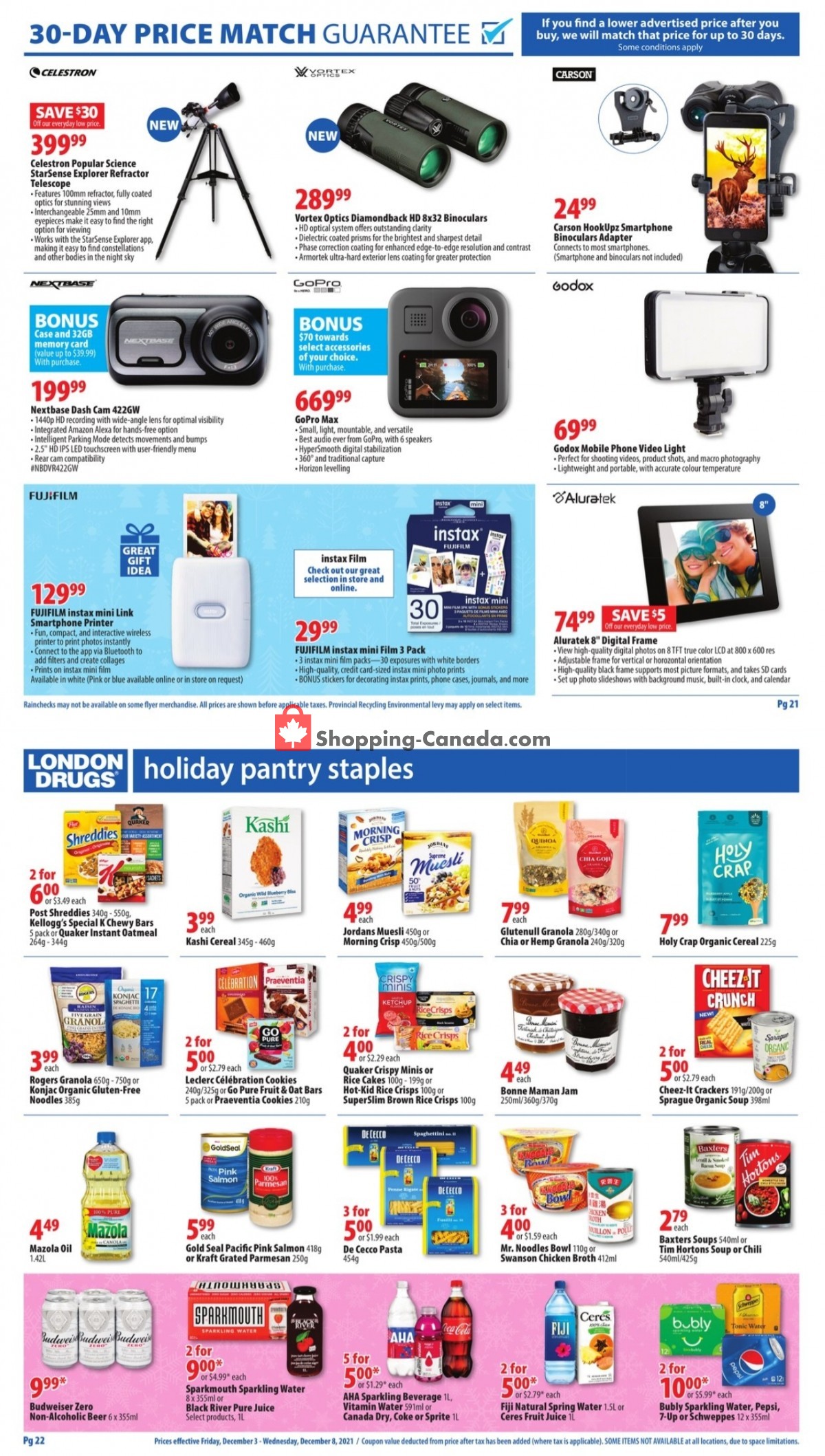 London Drugs flyer from Friday December 3, 2021 to Wednesday December 8, 2021 - page 11