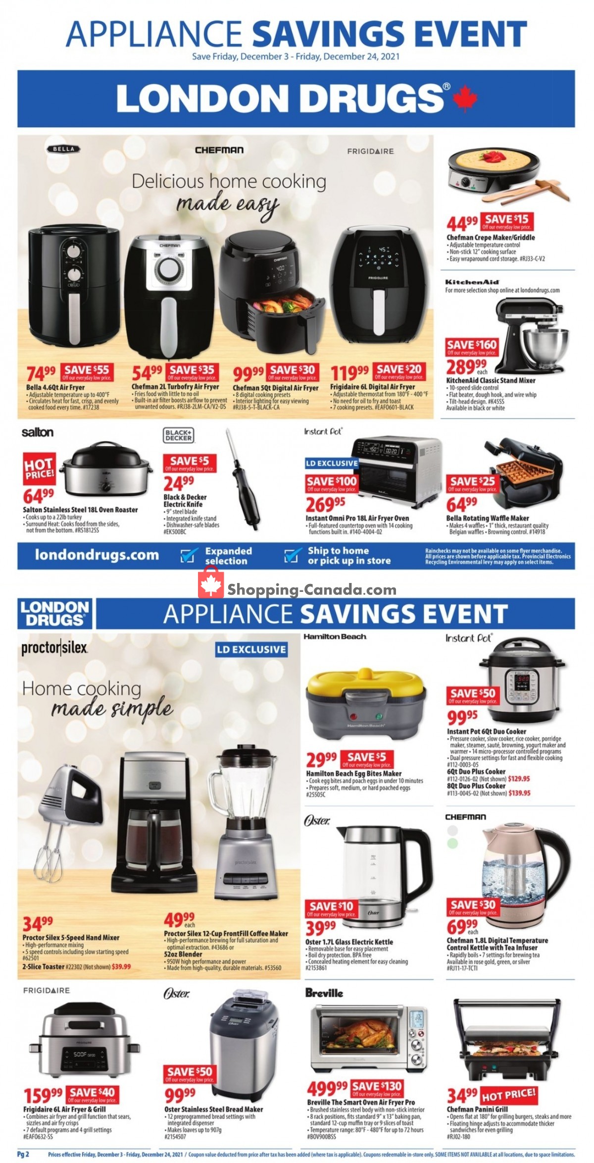 London Drugs flyer from Friday December 3, 2021 to Wednesday December 8, 2021 - page 13