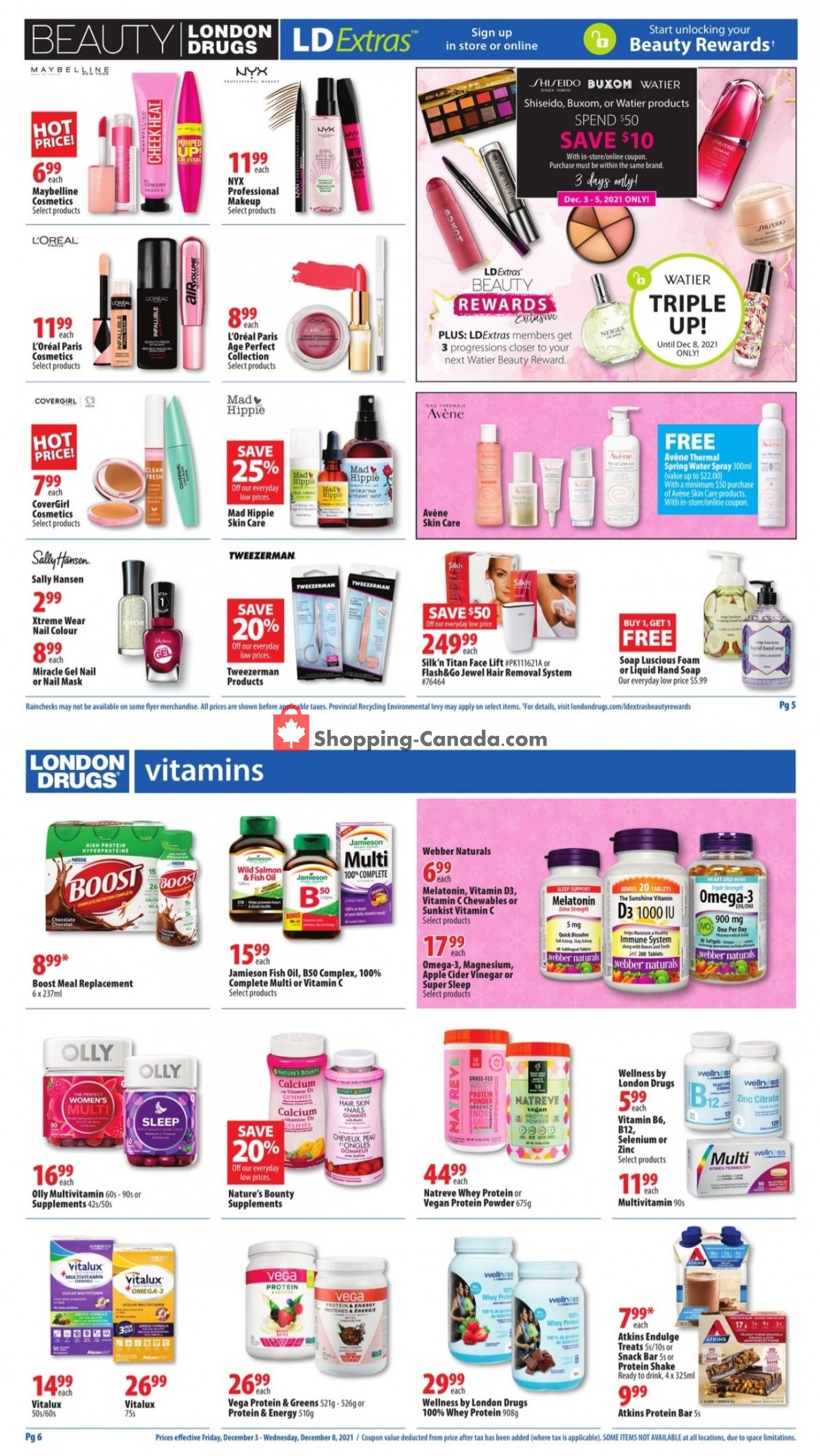 London Drugs flyer from Friday December 3, 2021 to Wednesday December 8, 2021 - page 3