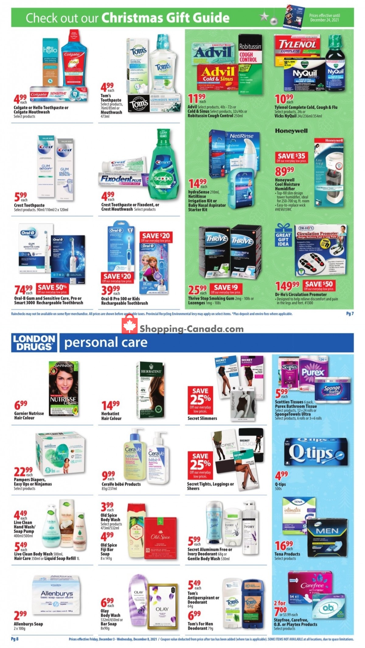 London Drugs flyer from Friday December 3, 2021 to Wednesday December 8, 2021 - page 4