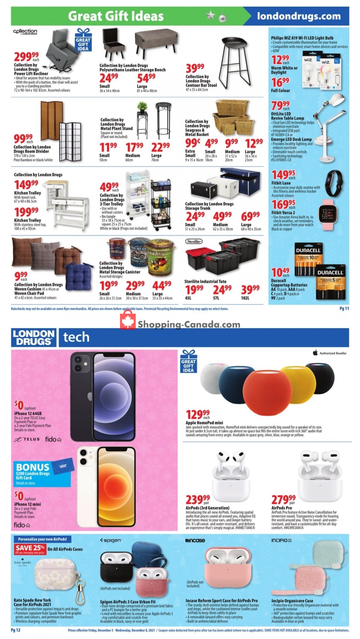 London Drugs flyer from Friday December 3, 2021 to Wednesday December 8, 2021 - page 6