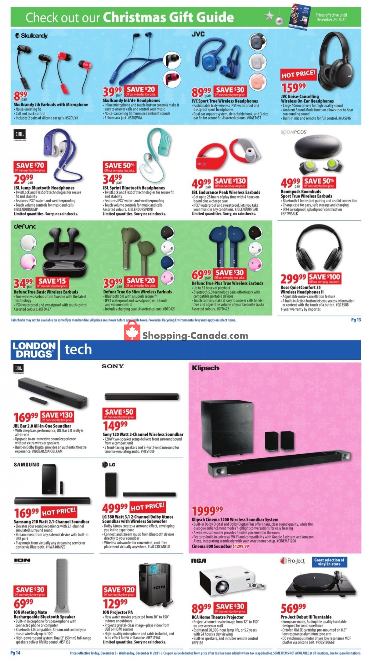 London Drugs flyer from Friday December 3, 2021 to Wednesday December 8, 2021 - page 7