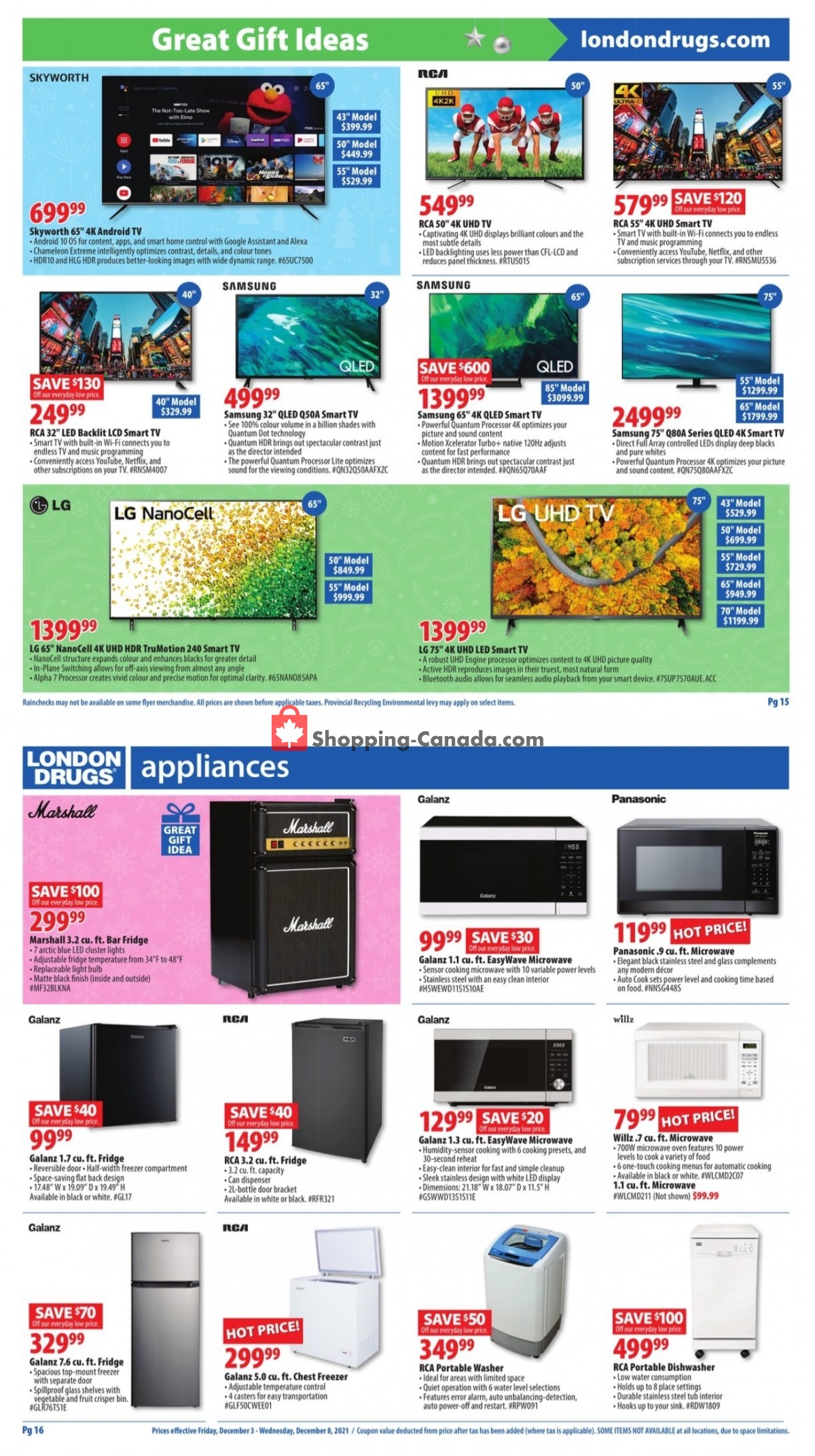 London Drugs flyer from Friday December 3, 2021 to Wednesday December 8, 2021 - page 8