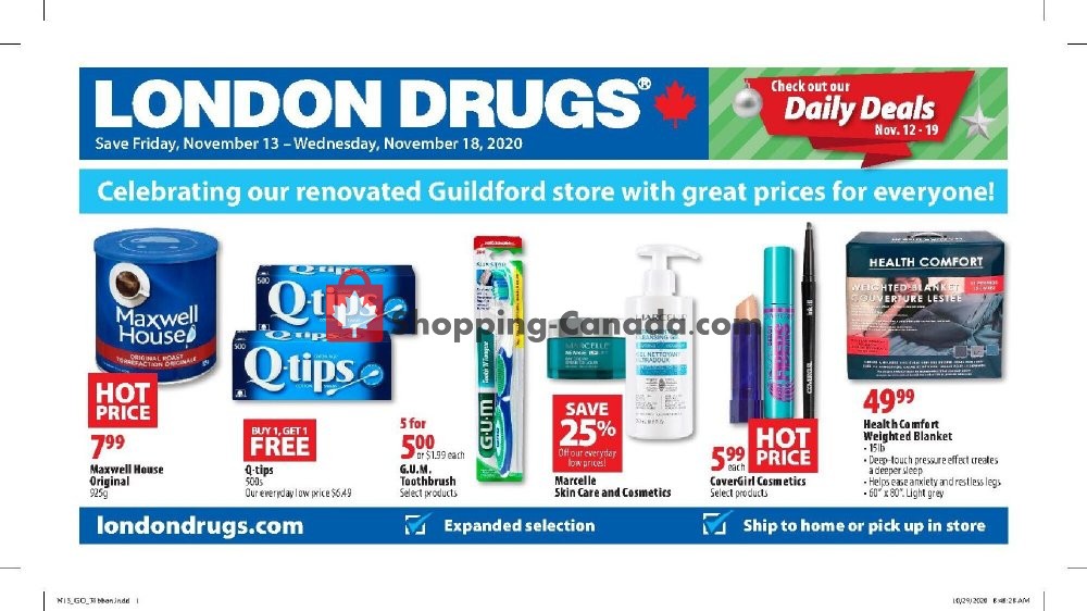 London Drugs Canada, flyer (Great Prices For Everyone) November 13
