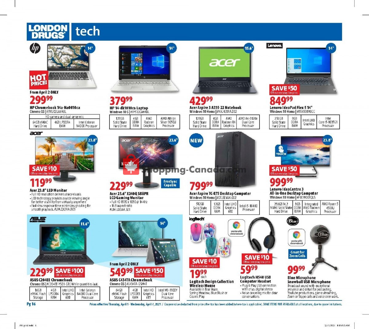 London Drugs flyer from Thursday April 1, 2021 to Wednesday April 7, 2021 - page 18