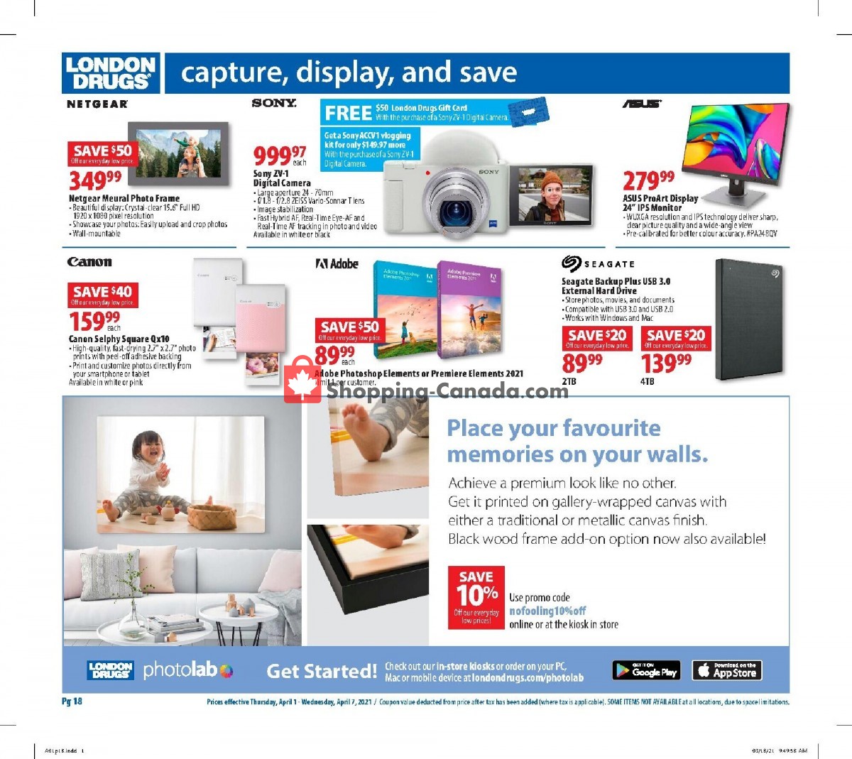 London Drugs flyer from Thursday April 1, 2021 to Wednesday April 7, 2021 - page 20
