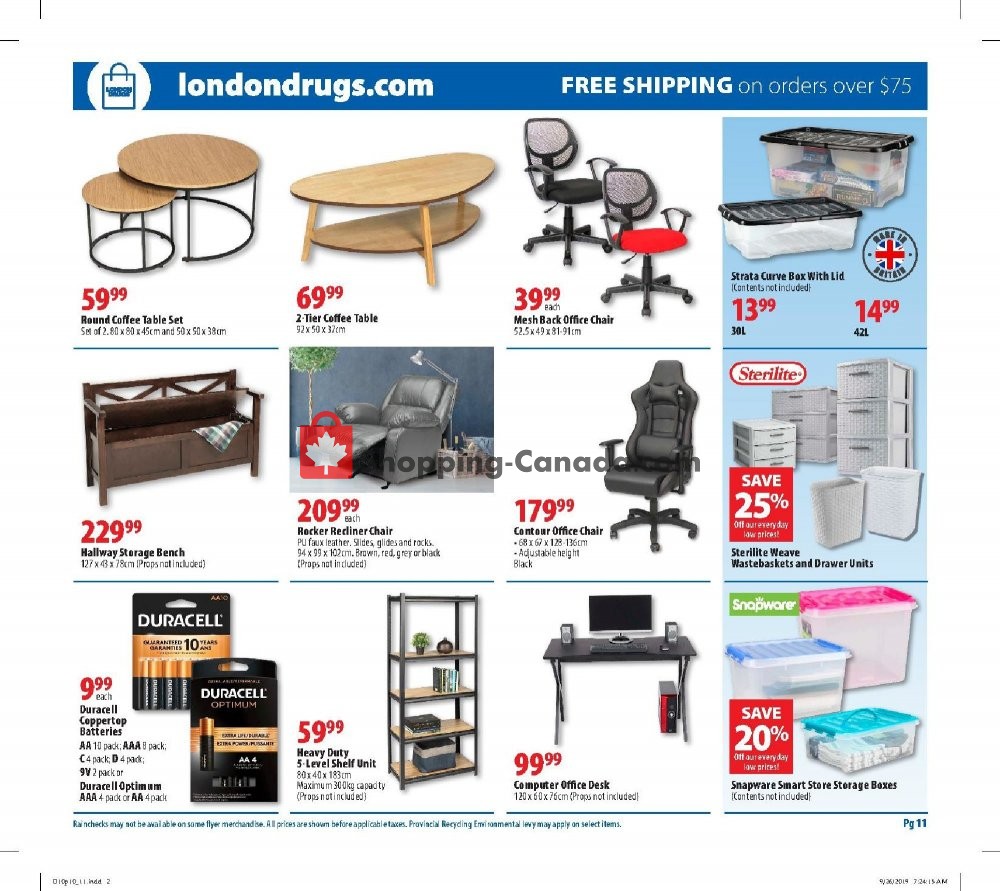 London Drugs flyer from Thursday October 10, 2019 to Wednesday October 16, 2019 - page 12