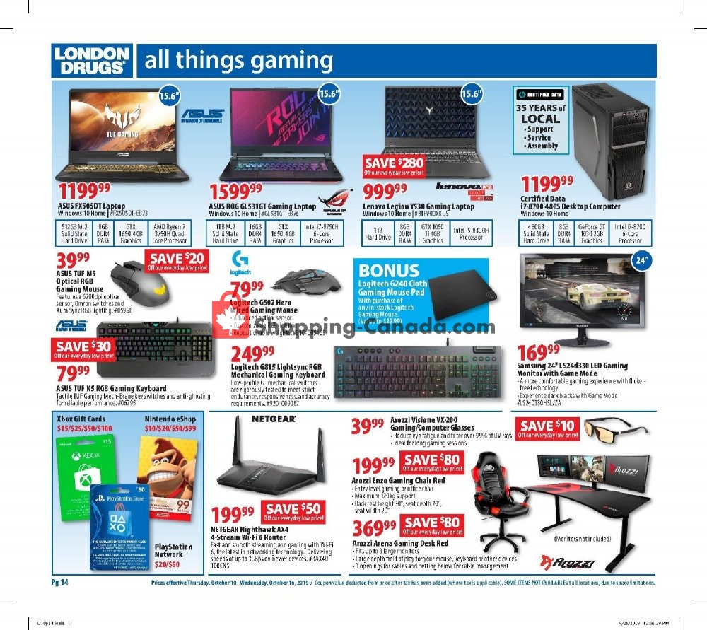 London Drugs flyer from Thursday October 10, 2019 to Wednesday October 16, 2019 - page 15