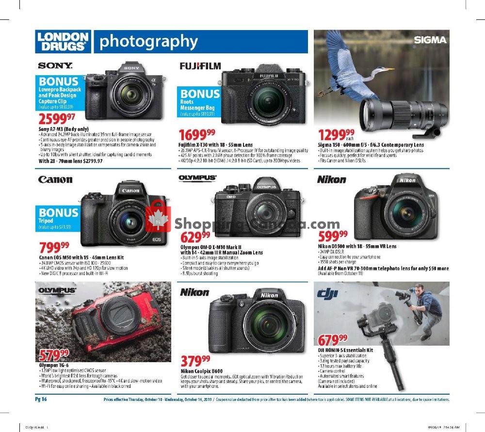 London Drugs flyer from Thursday October 10, 2019 to Wednesday October 16, 2019 - page 17