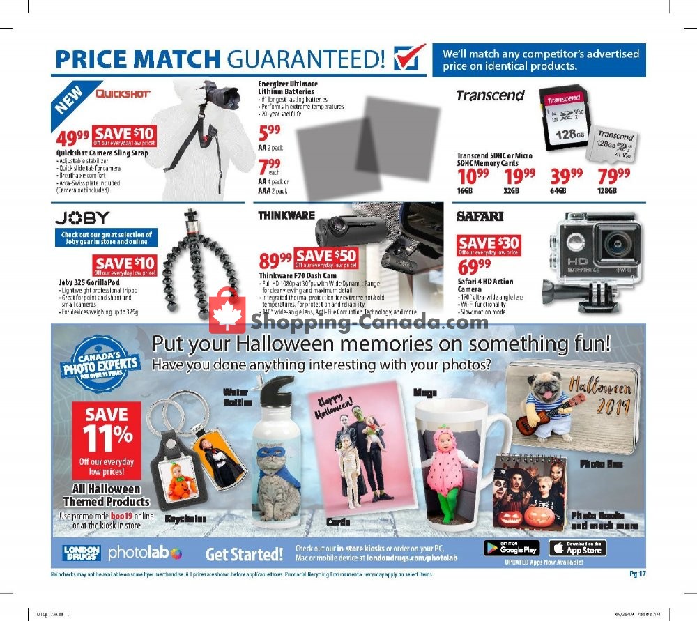 London Drugs flyer from Thursday October 10, 2019 to Wednesday October 16, 2019 - page 18