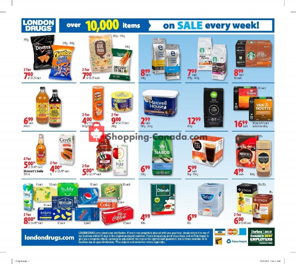 London Drugs flyer from Thursday October 10, 2019 to Wednesday October 16, 2019 - page 26