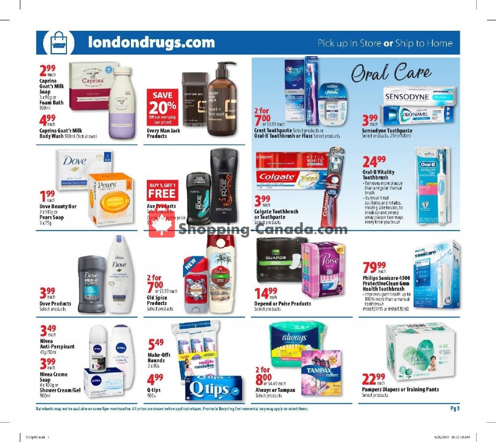 London Drugs flyer from Thursday October 10, 2019 to Wednesday October 16, 2019 - page 4