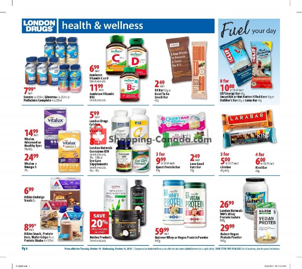 London Drugs flyer from Thursday October 10, 2019 to Wednesday October 16, 2019 - page 7
