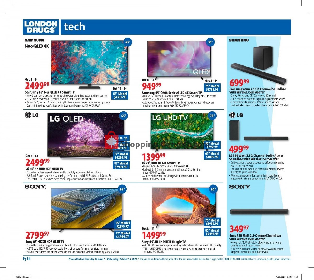 London Drugs flyer from Thursday October 7, 2021 to Wednesday October 13, 2021 - page 17