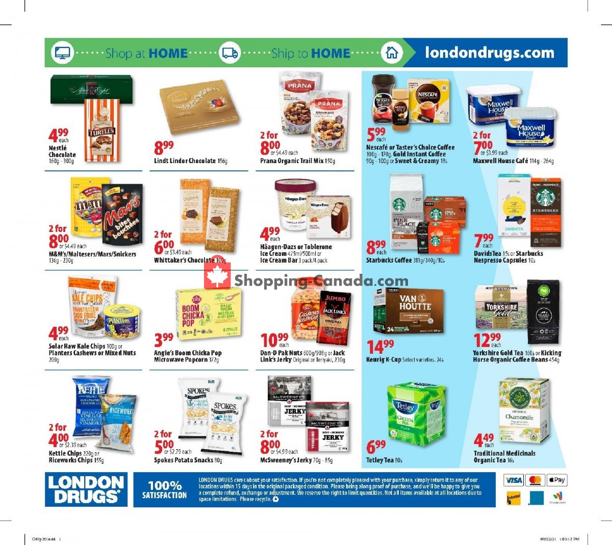 London Drugs flyer from Thursday October 7, 2021 to Wednesday October 13, 2021 - page 21