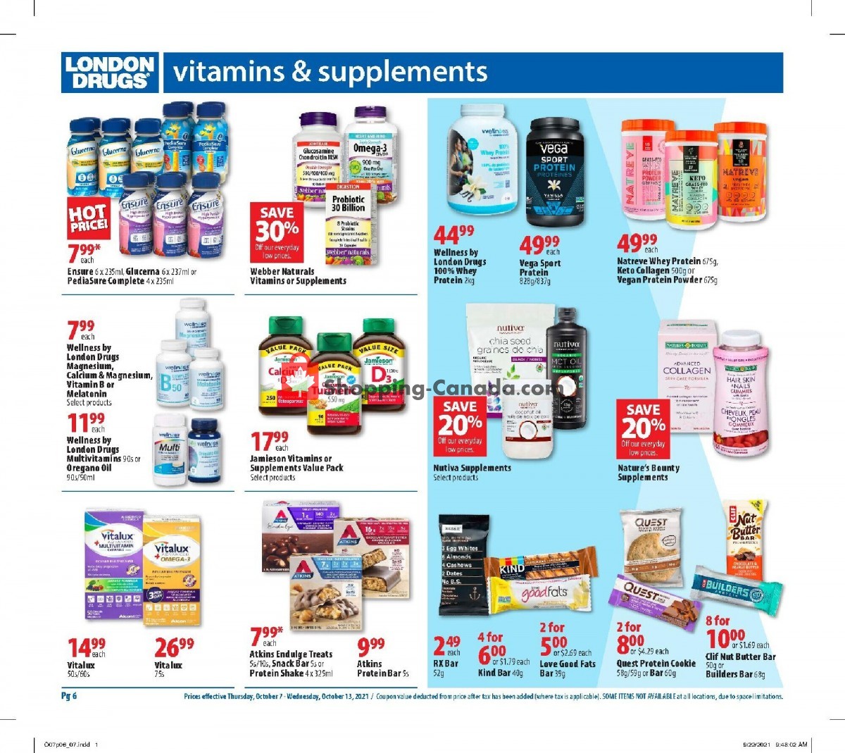 London Drugs flyer from Thursday October 7, 2021 to Wednesday October 13, 2021 - page 7