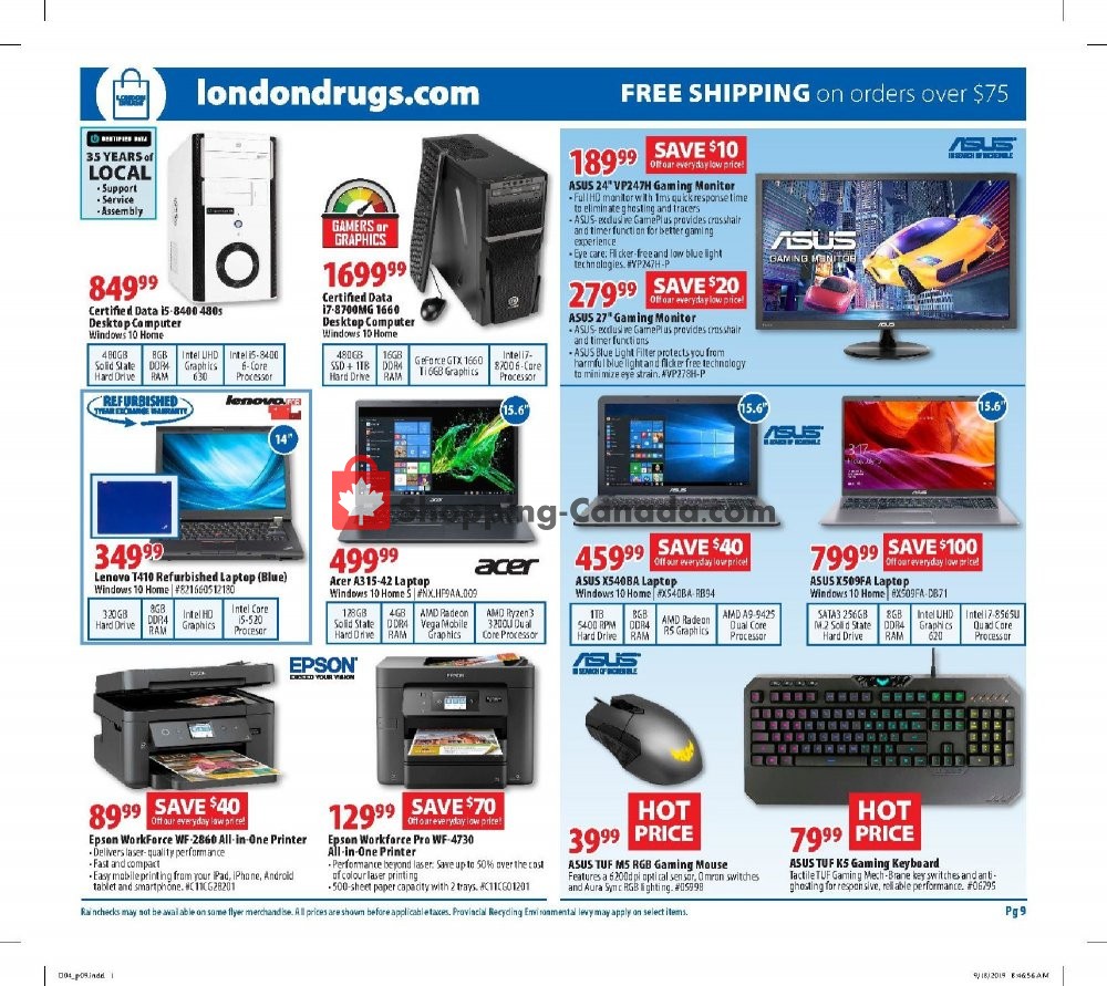 London Drugs flyer from Friday October 4, 2019 to Wednesday October 9, 2019 - page 10