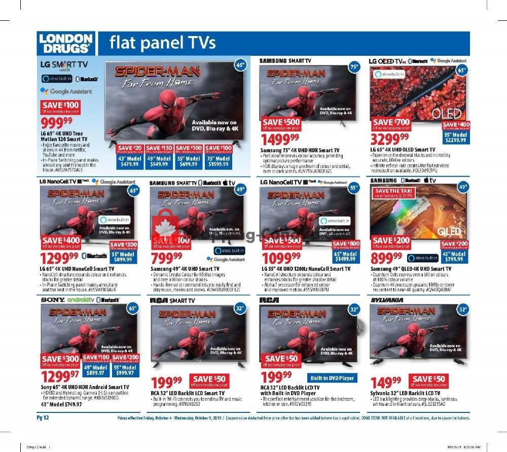London Drugs flyer from Friday October 4, 2019 to Wednesday October 9, 2019 - page 13