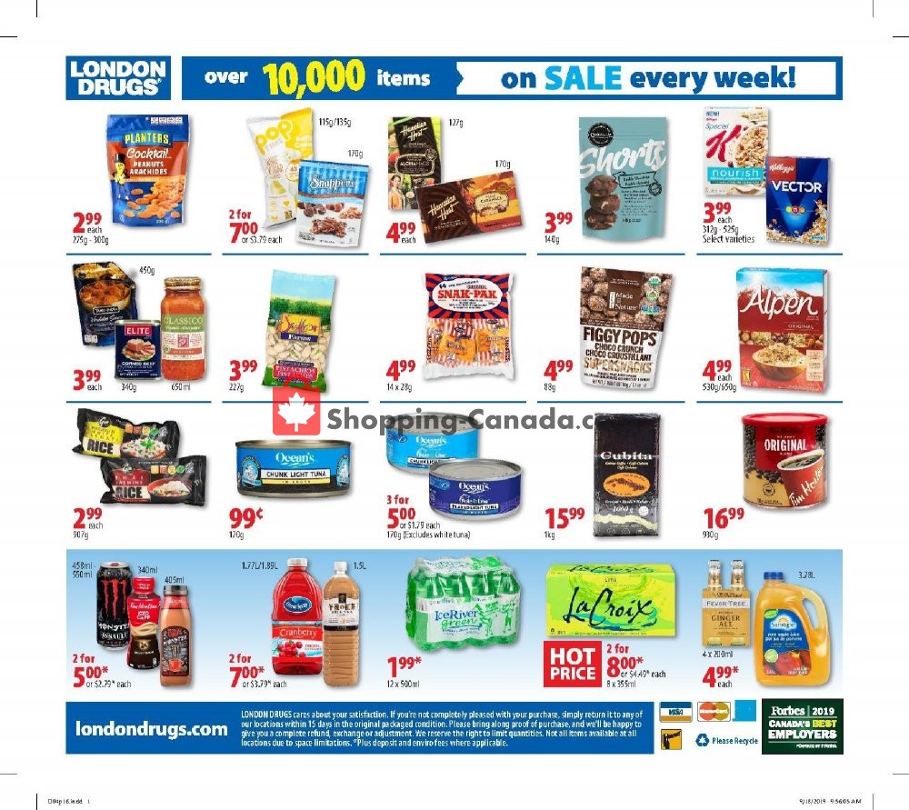 London Drugs flyer from Friday October 4, 2019 to Wednesday October 9, 2019 - page 18